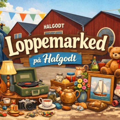 Loppemarked på Halgodt