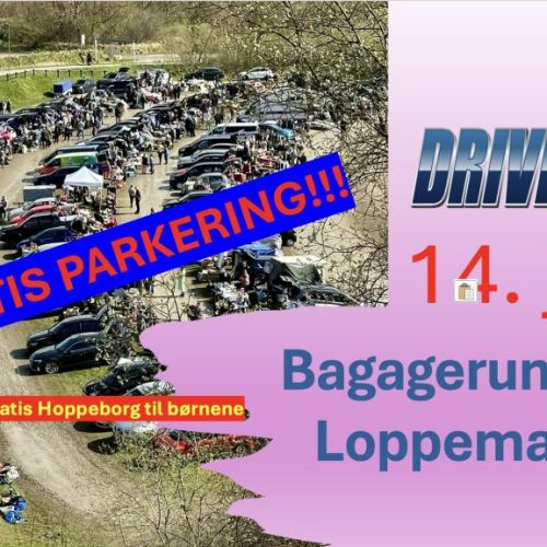 Bagagerumssalgs loppemarked i Drive In Bio – Juni