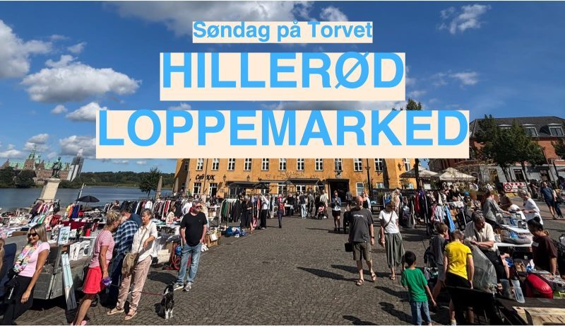 Loppemarked på Hillerød Torv