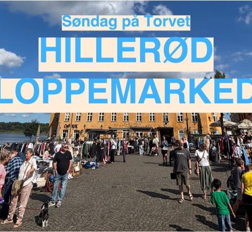 Loppemarked på Hillerød Torv