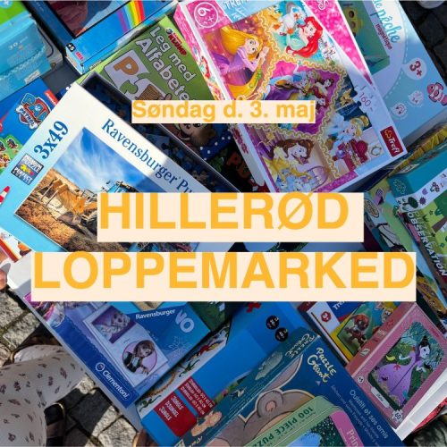 Loppemarked på Hillerød Torv