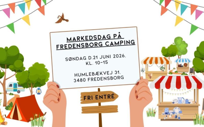 Markedsdag på Fredensborg Camping 2026