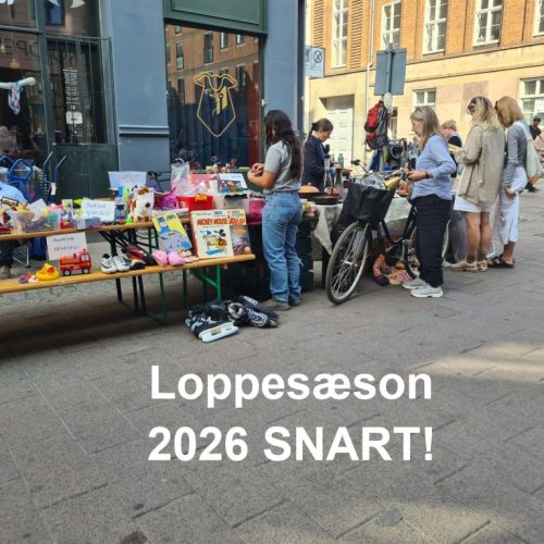 Loppemarked i Blågårdsgade