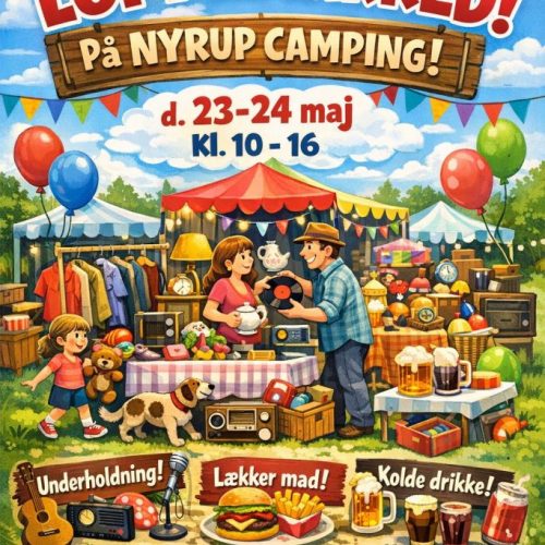 Loppemarked den 23.05+24.05, livemusik med Dusty Road lørdag kl. 17.00