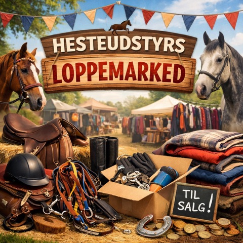 🐴 Hesteudstyrs Loppemarked i Ridehuset 🐴