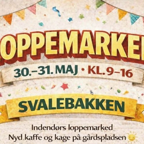 Loppemarked på Svalebakken