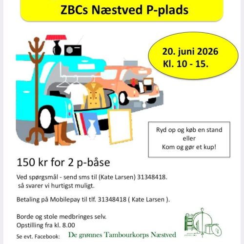 Bagagerumsmarked  ZBCs Næstved P-plads