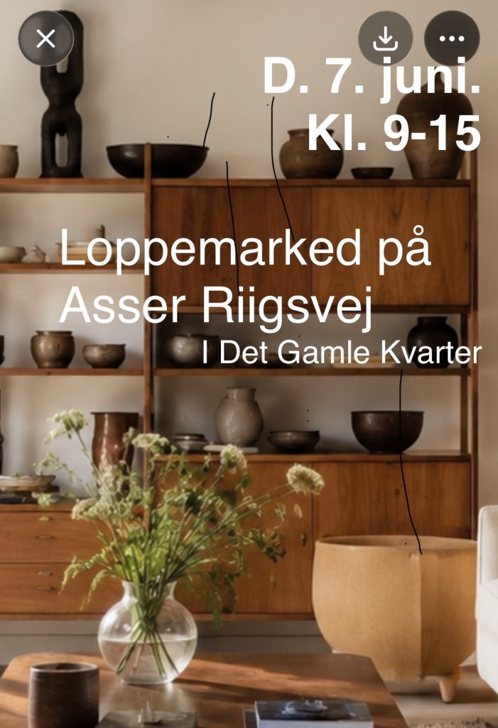 Loppemarked på Asser Riigsvej