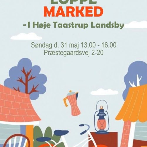 Loppemarked i Høje Taastrup Landsby