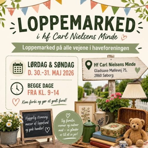 Loppemarked – Hf Carl Nielsens Minde