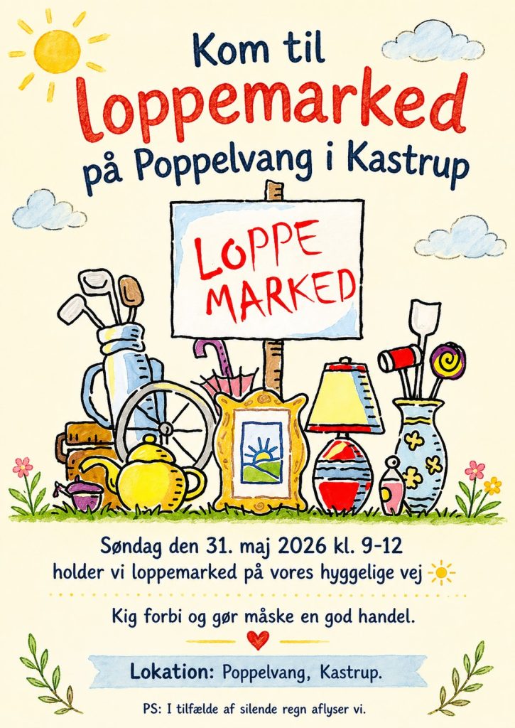 Loppemarked på Poppelvang