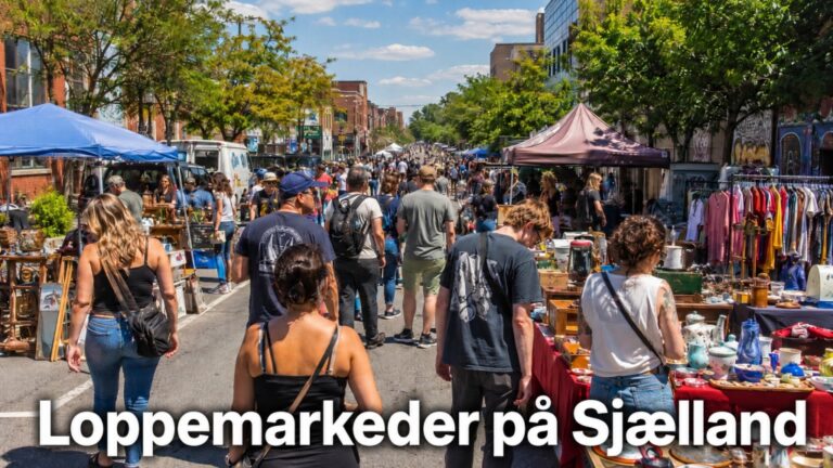 Loppemarkeder på Sjælland