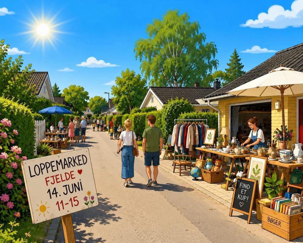 Loppemarked i Fjelde