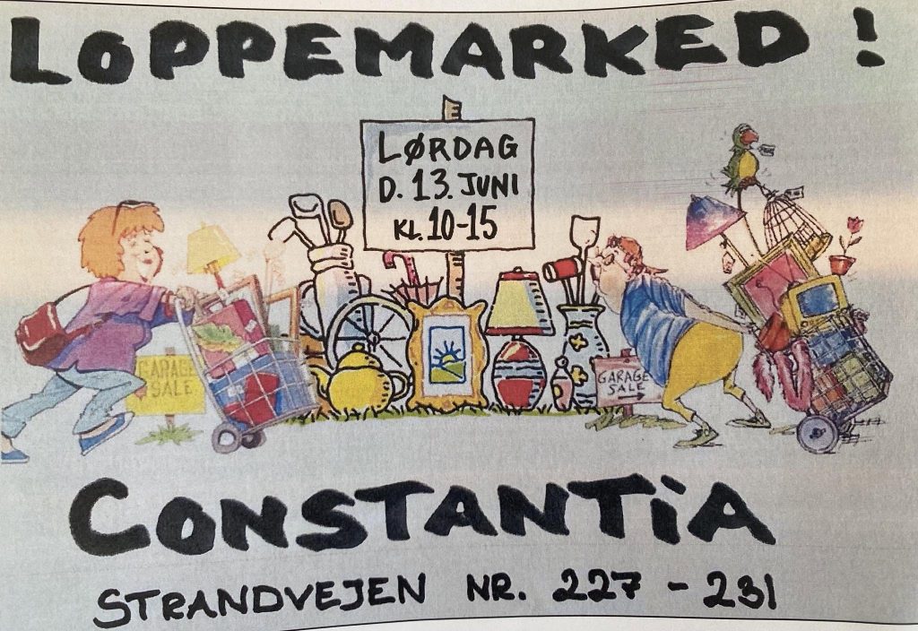 Constantias loppemarked i Hellerup på lørdag