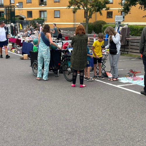 Loppemarked i Beringparken