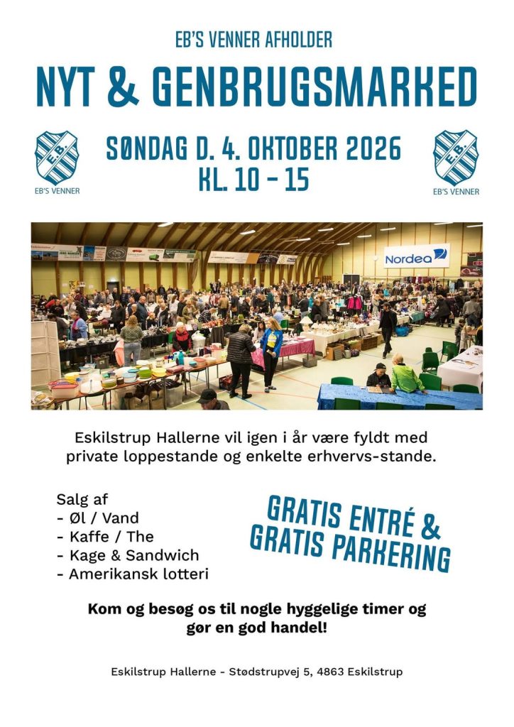 NYT & GENBRUGSMARKED – Eskilstrup