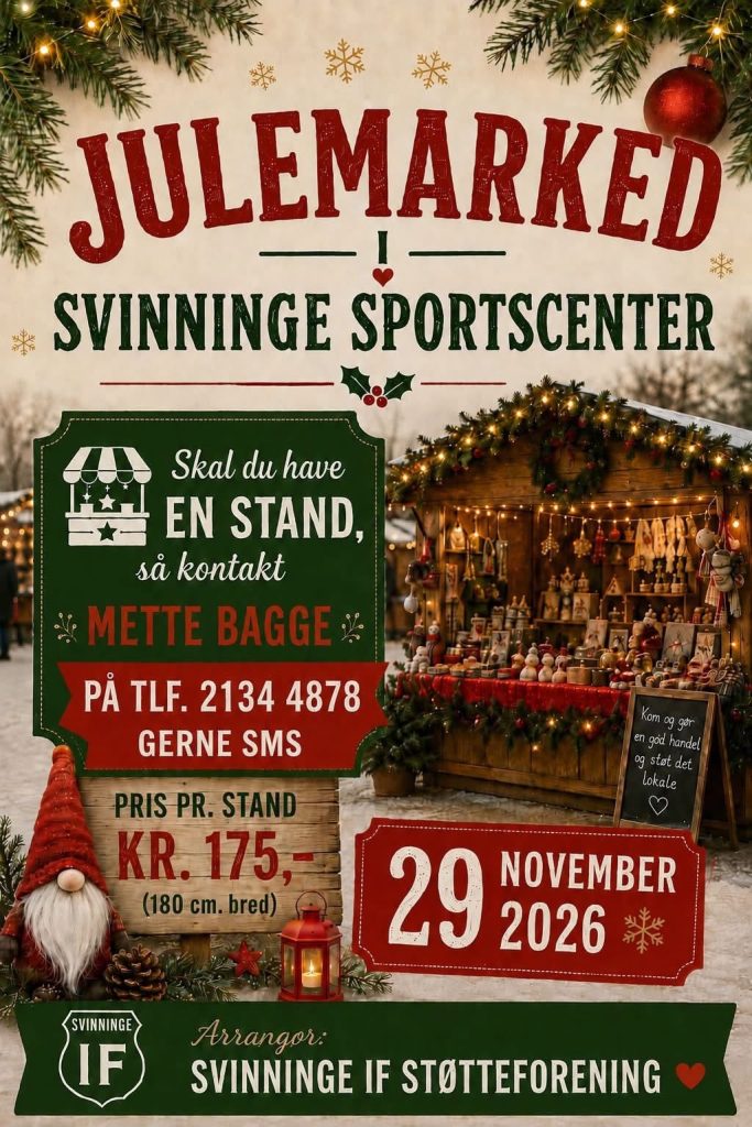 Julemarked – Svinninge Sportscenter